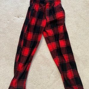 Plaid Red Pajama Pants
